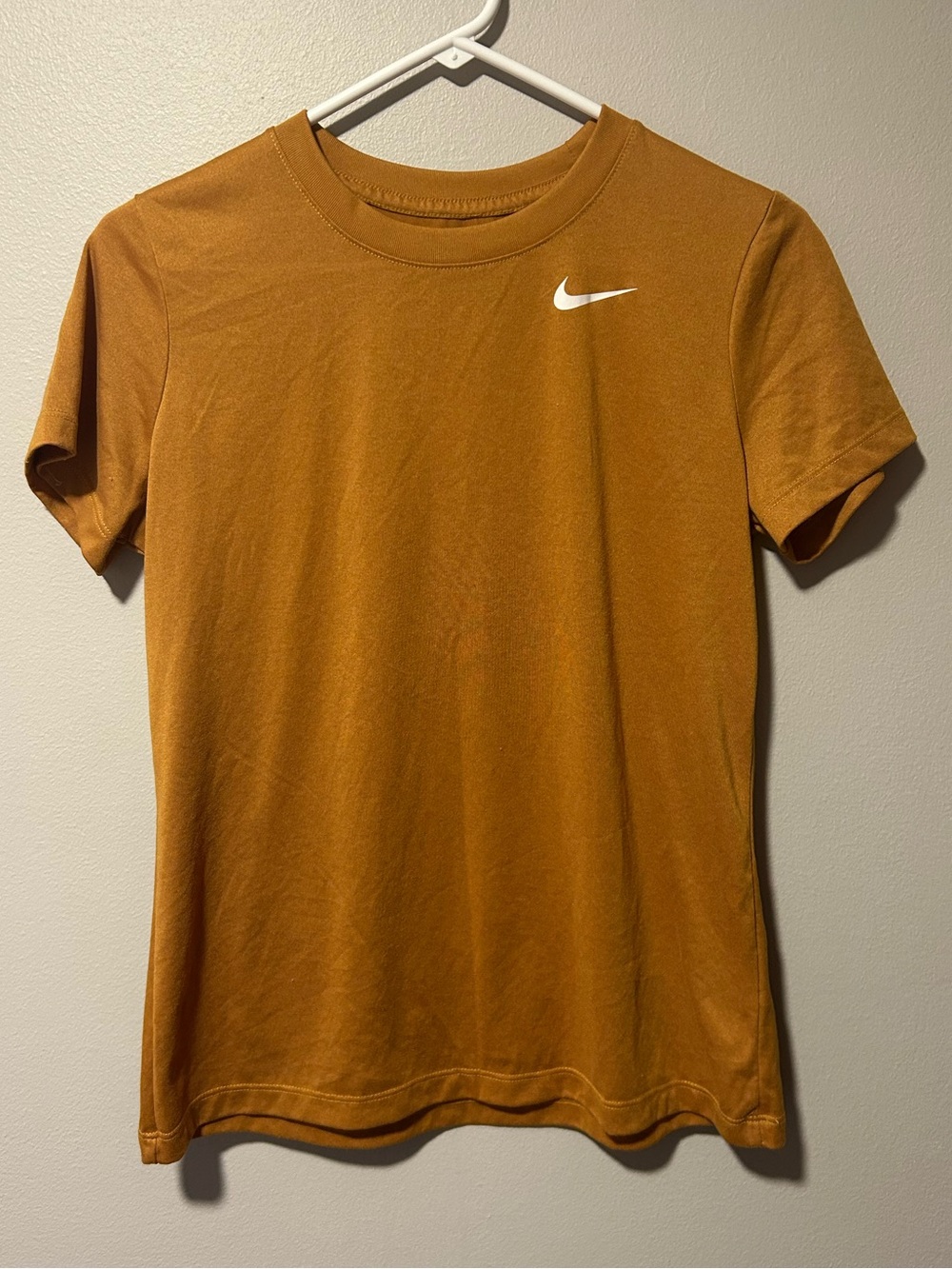 Nike Dri-FIT Mustard Yellow Tee Size M